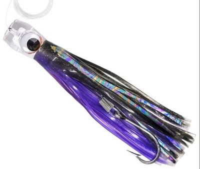 Williamson Lures Sailfish Catcher Rigged Bonito Lure SCR5-BLKPRPL Purple Mahi