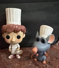 Funko Pop Disney Ratatouille Remy & Alfredo Linguini Grail Vinyl Figures 270 272