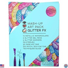 Travel Art Set for Kids 8  Drawing  Painting Kit with Watercolors  Markers