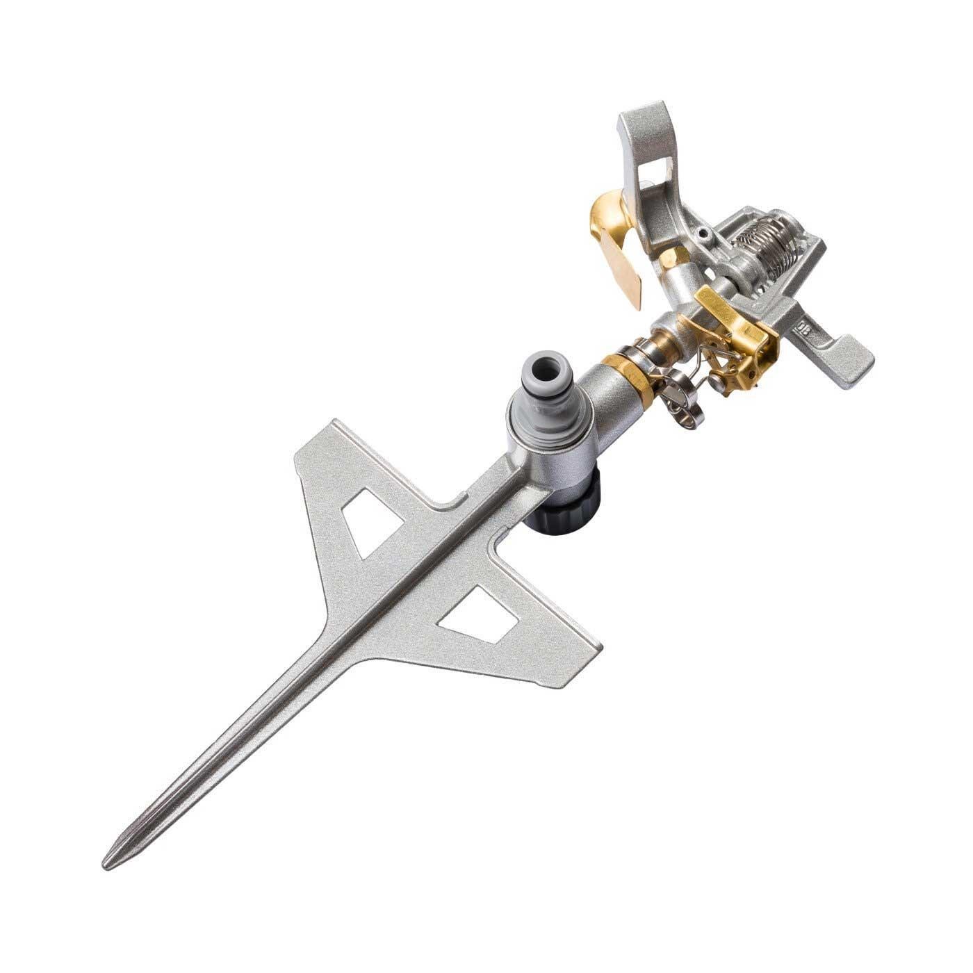 Professional Impulse Metal Spike Garden Sprinkler Hozelock Compatible Sprayer