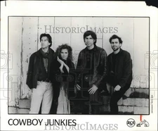 1990 Press Photo Musical Group, Cowboy Junkies - syp33601