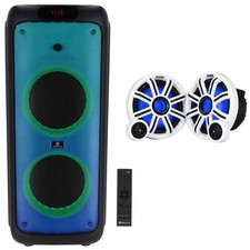  2 KICKER 51MSS8 8" 400 Watt Premium Marine Component Speakers Home Speaker