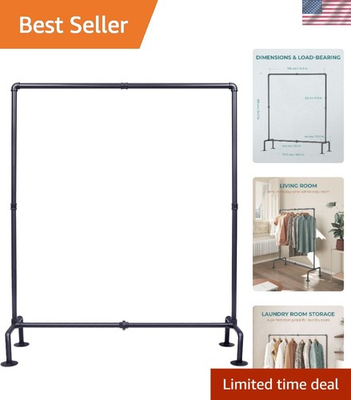#ad #ad Heavy Duty Clothes Rack Industrial Pipe Clothing Rack Freestanding Clothin... $98.99
