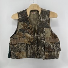 Sports Afield Vintage Outdoor Hunting Men  s Camouflage Zip Up Vest Size XXL