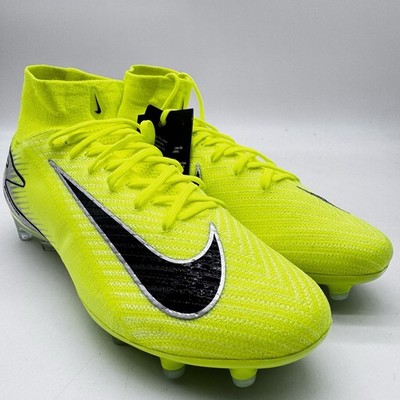 Nike Zoom Mercurial Superfly 10 Elite Ag Pro Volt-Black Mens Sz