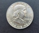 1962-D 50 cent Franklin Half Dollar - Silver US Coin