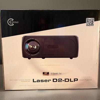 Cinemax Projectors Laser D2-DLP Smart Projector 8K Ultra HD SMART TV BRAND NEW
