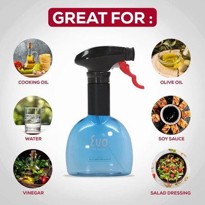 Evo Oil Sprayer Fles, niet-aerosol voor olijfolie bakoliën, 8 oz