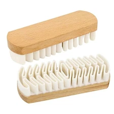 2× Crepe Rubber Brush Cleaner Brushes for Suede Nubuck Shoes/Boots/Bags Cleaning