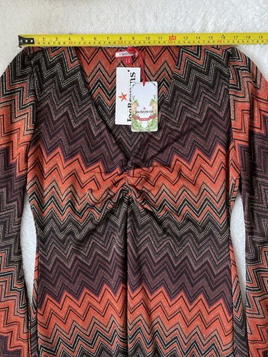 Joe Browns Boho-Inspired Zigzag Print Long Sleeve Dress – Size 18-New with Tags - Picture 8 of 14