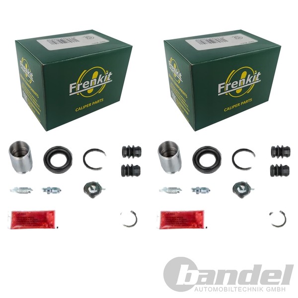 2X Frenkit Reparatursatz Bremssattel Hinten Passend FüR Nissan Almera Micra-image