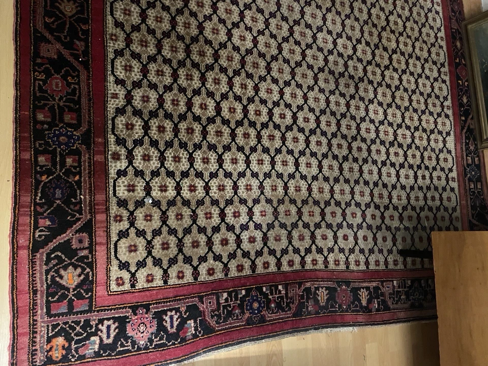 Antik Wunderschöne handgeknüpfter Perserteppich ? 337 x 213 cm - Bild 4 von 4