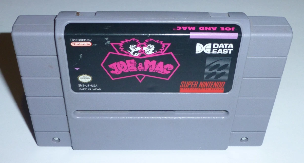 Joe & Mac Nintendo SNES Video Games for sale | eBay