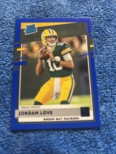 2020 Panini Donruss - Rated Rookie Jordan Love #304 Press Proof Blue (RC)