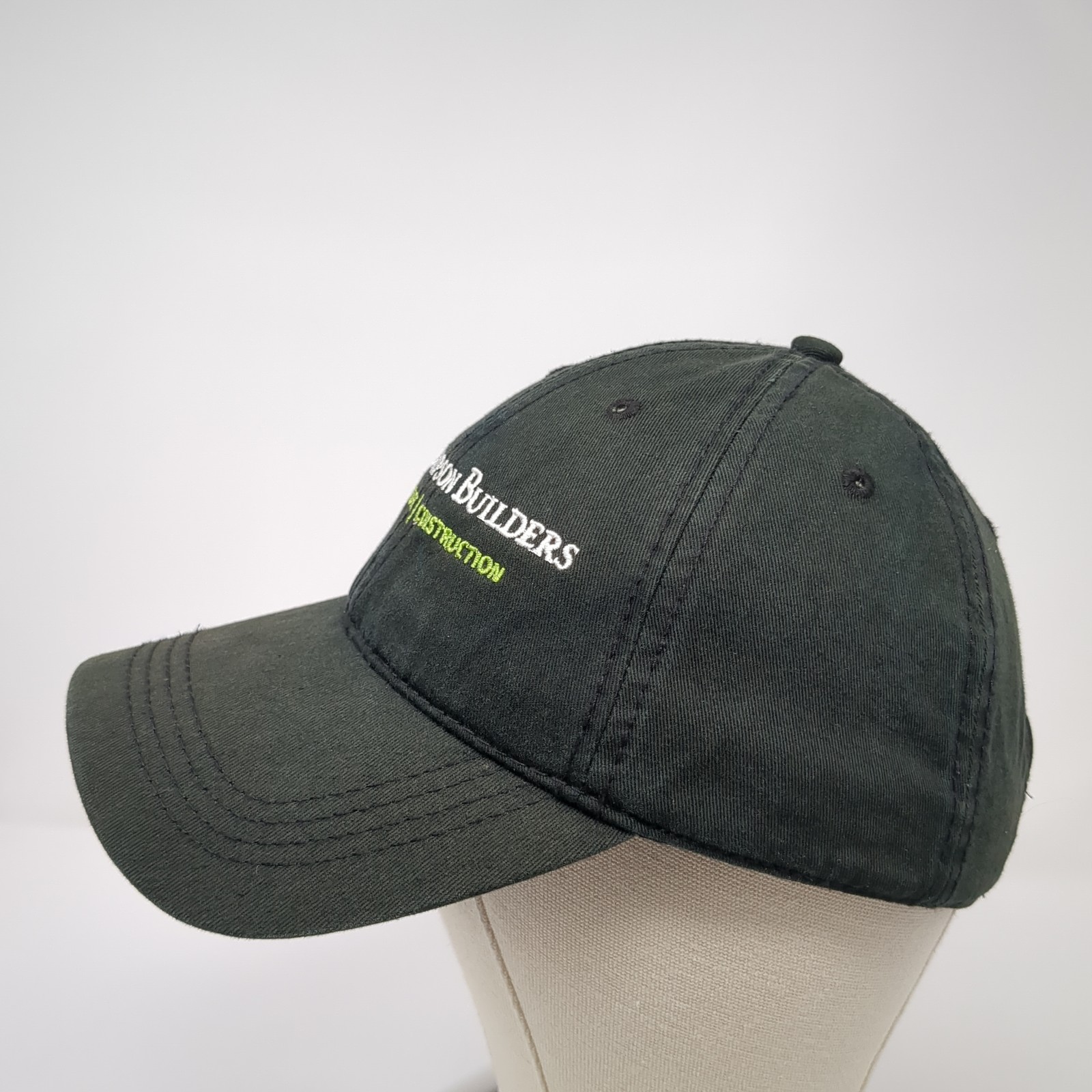 Scott Simpson Builders Slideback Baseball Cap Bla… - image 3