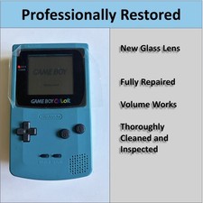 PROFESSIONALLY RESTORED Game Boy COLOR (Teal) Console Handheld