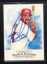 2009 Topps Allen Ginter A&G RICK ANKIEL Signed Card autograph auto CARDINALS NAT