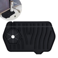 Silicone Sink Splash Guard Kitchen Splash Guard for Sink Splash Prevention Fa...