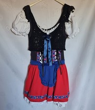 DRESS VINTAGE TRACHTEN TYROL OKTOBERFEST DIRNDL WOMENS US 12 EU 40