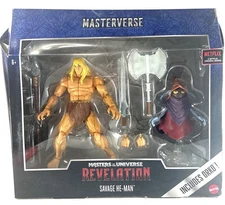 Masters of the Universe Masterverse Revelation Savage He Man and Orko He-Man Set