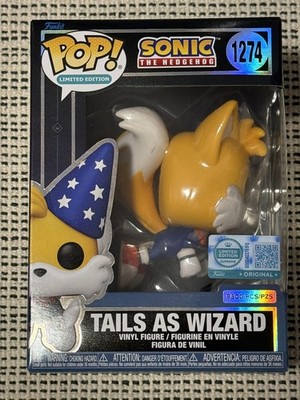 Funko Pop! Tails as Wizard #1274   Sonic the Hedgehog   Limited Edition 9.500PCS