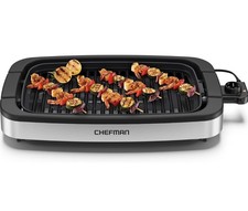 Chefman Electric Smokeless Indoor Grill Non-Stick Cooking Surface RRP £37.99