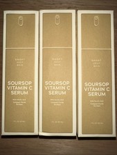 Sweet July Skin Soursop Vitamin C Serum 1 fl oz 30 mL Full Size Set Of 3