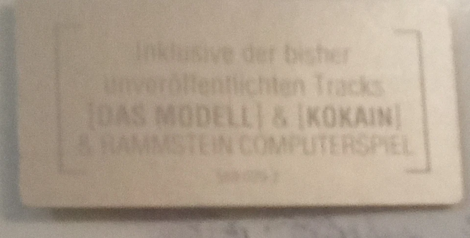 Rammstein - Das Modell - 3 Track Maxi CD - 1997 mit Computerspiel für Windows - Bild 2 von 4