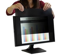 20 inch Computer Privacy Screen 16:9 - Black Shield - Desktop Monitor Prote...