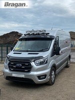 Schwarz DachträGer+Flecken+Led FüR Ford Transit MK8 2014 - 2021 M High Van