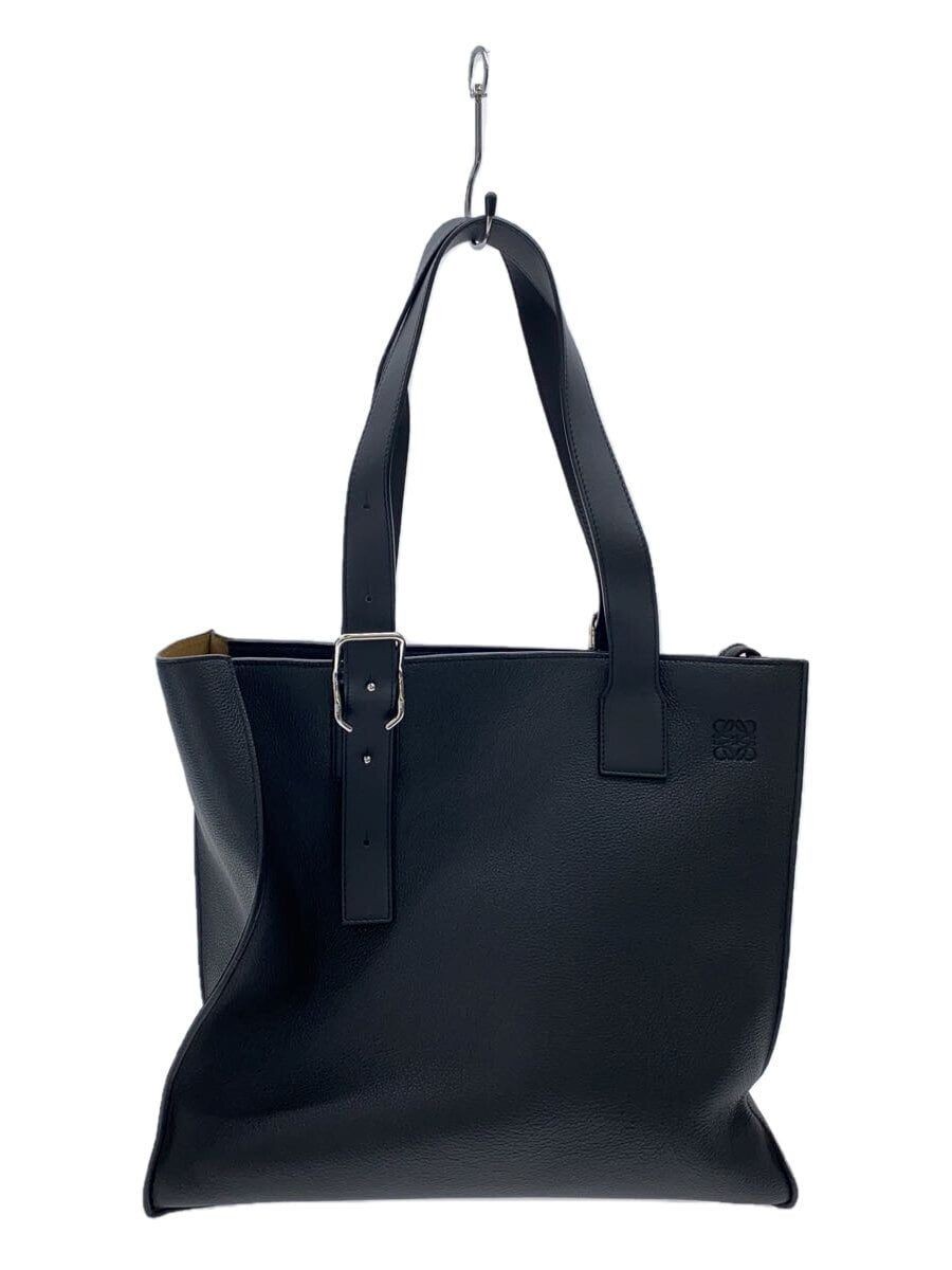 LOEWE ブラックレザー トートバッグ 即日発送LOEWEブラックレザートートバッグ - メルカリ