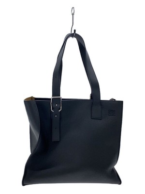 LOEWE tote bag leather Black Used | eBay