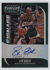2018-19 Panini Threads Signage Premium /100 Vin Baker #19 Auto pe8