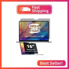 360  Privacy Screen Protector for MacBook Pro 16 Inch 2021-2024, M1, M2, M3, M4
