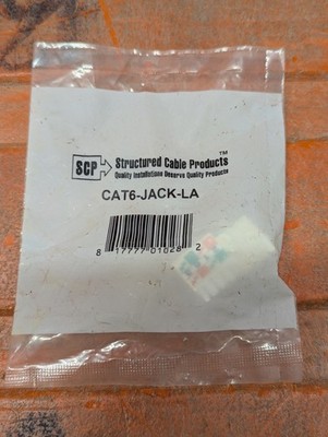 Cat6 Ivory Keystone Jack Punch Down Network Connector 19 Pack LOT