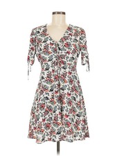 Mango Women White Casual Dress 6