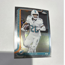Topps 2025 Topps Chrome De'Von Achane Miami Dolphins Football Card #188