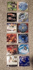Sega Dreamcast 13 Game Lot- 12 CIB  Sega Smash pack MS Pacman ATARI Test Drive