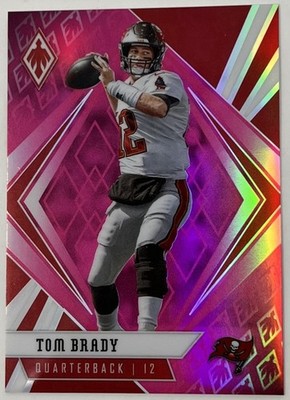 Tom Brady 2020 Panini Phoenix Football #35 SP Pink Prizm 021/199