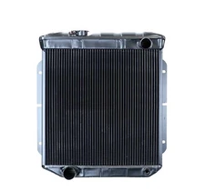 1964-66 Mustang With Auto Trans For V8 Conversion 3 Row Copper/Brass Radiator