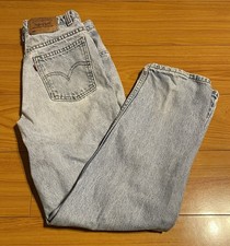 Vintage Levis Orange Tab Jeans 28x30 Light Wash Denim Retro Disressed