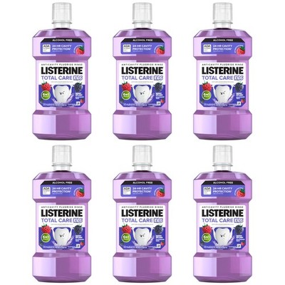 Listerine Total Care Kids Mouthwash, ADA Accepted, Alcohol-Free Anticavity