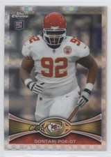 2012 Topps Chrome Retail X-Fractor Dontari Poe #94 1i1