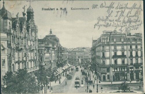 Postcard Frankfurt a. M. Kaiserstrasse 1906 (No.884)