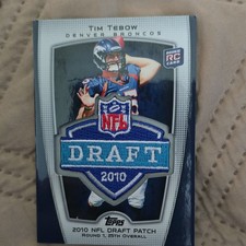 2010 Topps Tim Tebow Logo Patch Collection Rookie Patch #LPC-36 Broncos NFL