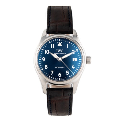 IWC Pilot’s Watch Automatic 36 Stainless Steel Blue Dial 36mm ...