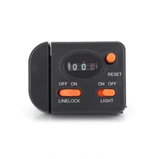 Digital Clip On Fishing Line Counter Trolling Counter Depth Length Gauge Finder