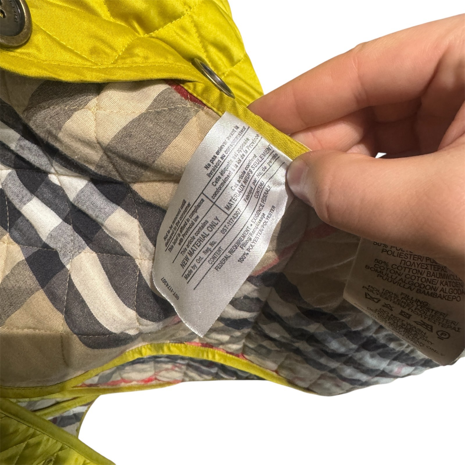 Burberry Diamond Quilted Button Down Lighweight J… - image 7