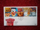 GB FDC ROYAL MAIL 1990 GREETINGS PUNCHESTON SPECIAL P/MARK 20 ON STAMP