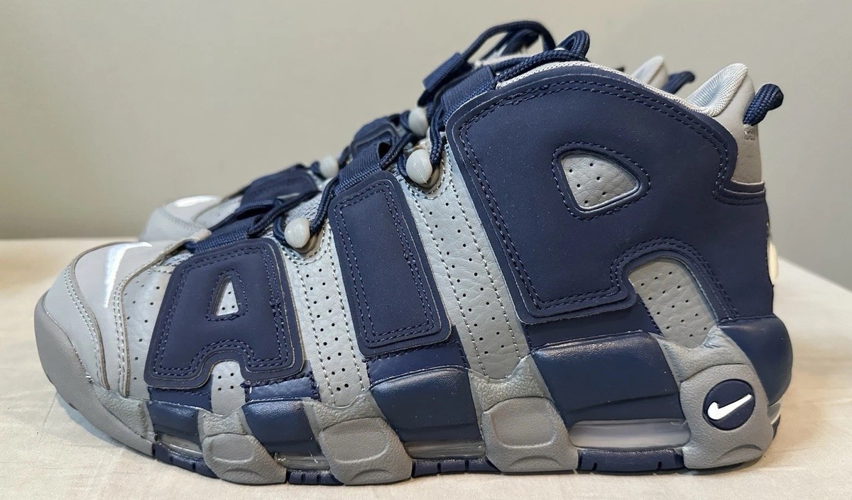 Nike Air More Uptempo ネイビー Nike Air More Uptempo '96 Cool Grey / Midnight Navy 921948